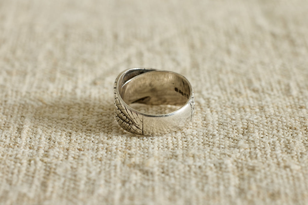 Nicky Kehoe - 1960's Sterling Silver Georgian Snake Band