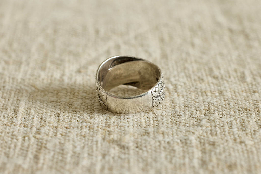 Nicky Kehoe - 1960's Sterling Silver Georgian Snake Band