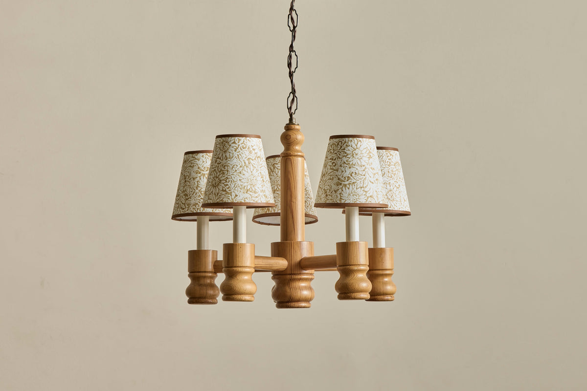 Nicky Kehoe - VTG 1960S SWEDISH PINE CHANDELIER