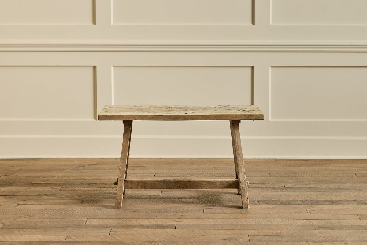 Nicky Kehoe - VTG BLEACHED BURLWOOD SIDE TABLE