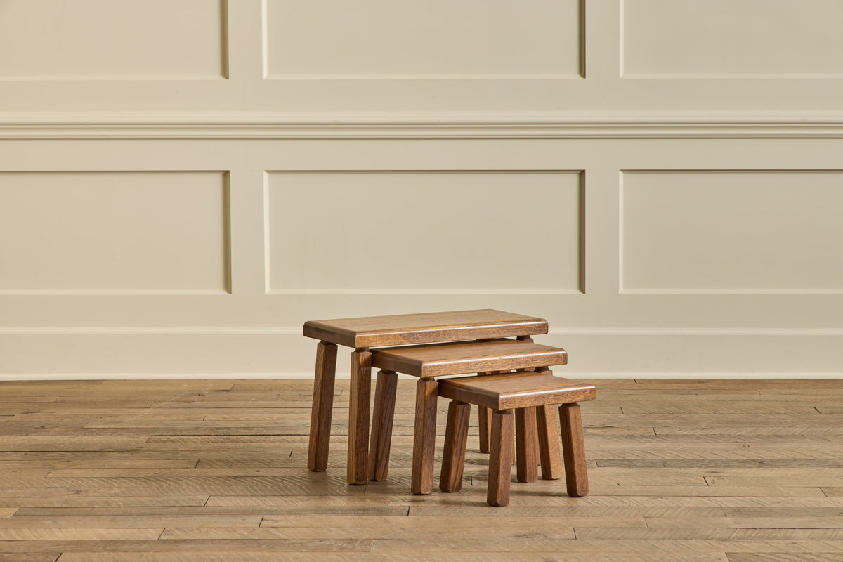 Nicky Kehoe - VTG WOOD NESTING TABLES NO. 2