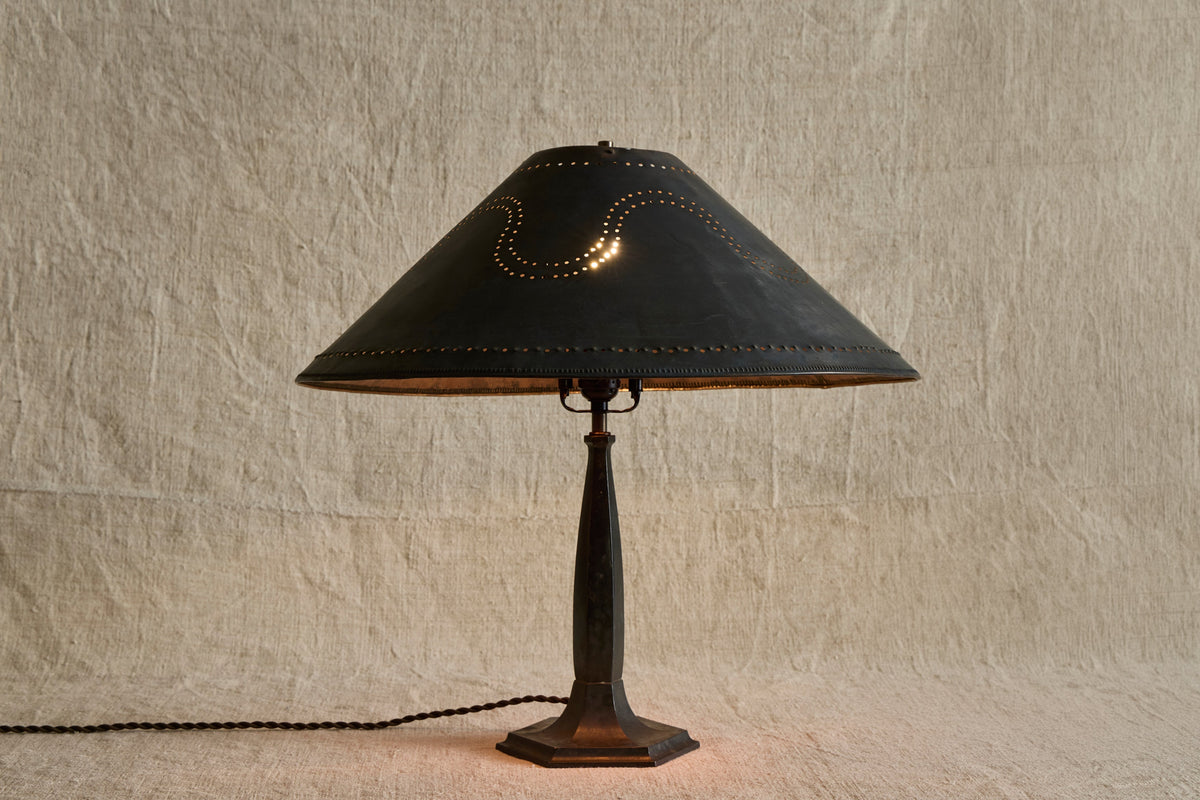 Nicky Kehoe - VTG METAL LAMP WITH COPPER SHADE
