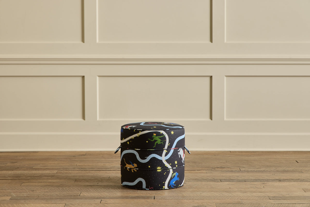 Nicky Kehoe - Round Hassock, 17"