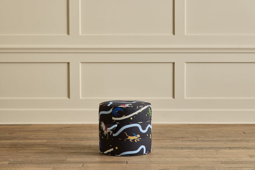 Nicky Kehoe - Round Hassock, 17"