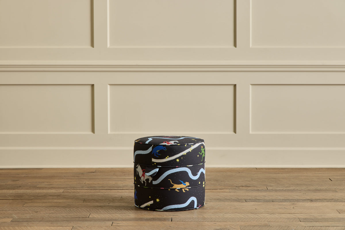 Nicky Kehoe - Round Hassock, 17"