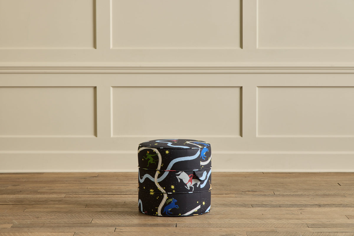 Nicky Kehoe - Round Hassock, 17"