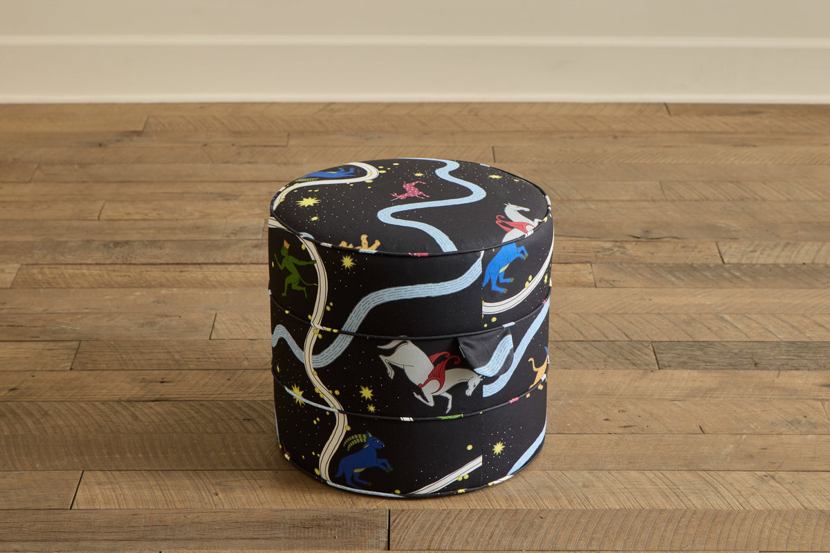 Nicky Kehoe - Round Hassock, 17"