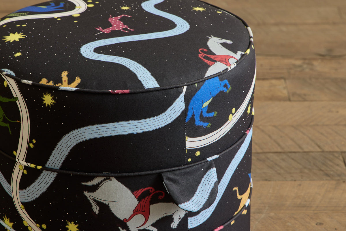 Nicky Kehoe - Round Hassock, 17"
