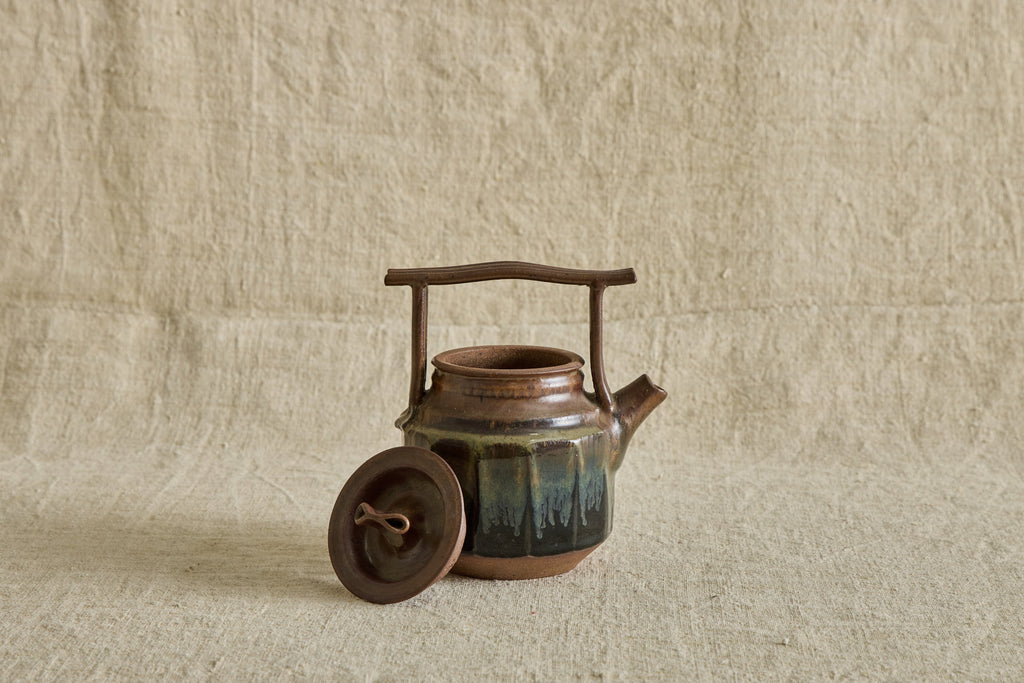 Nicky Kehoe - Brown & Blue Ceramic Teapot