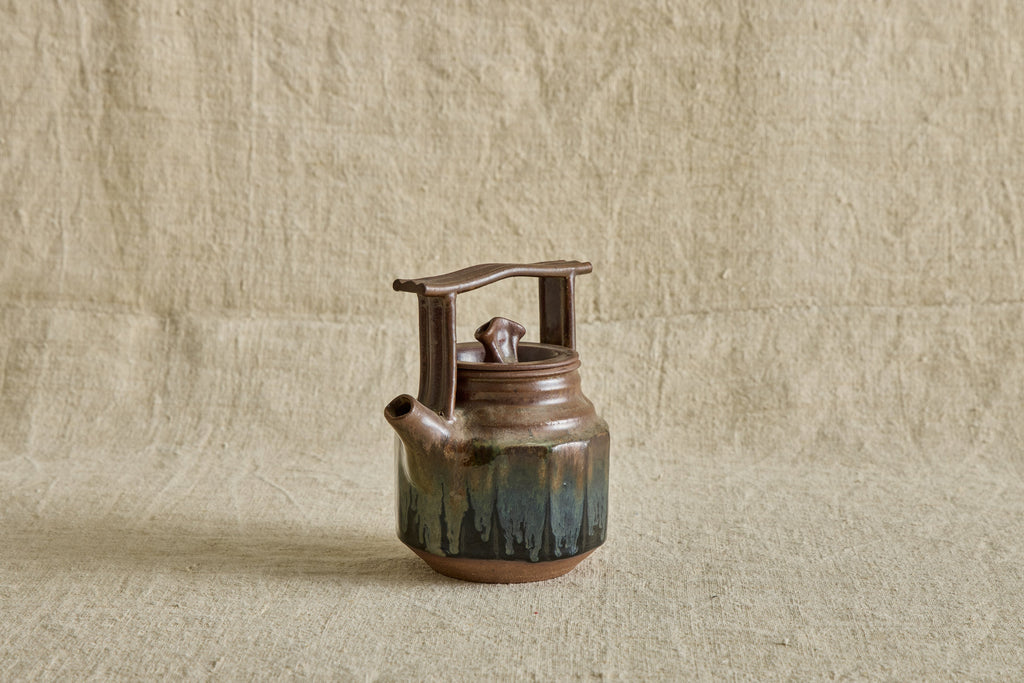 Nicky Kehoe - Brown & Blue Ceramic Teapot