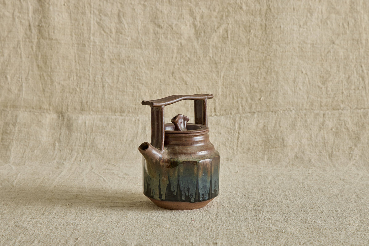 Nicky Kehoe - Brown & Blue Ceramic Teapot
