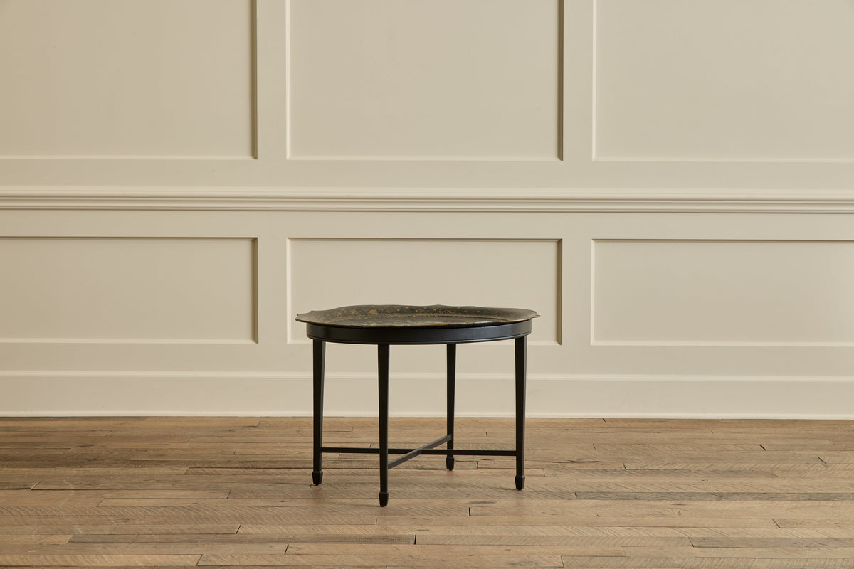 Nicky Kehoe - Black Papier Mache Tray Table