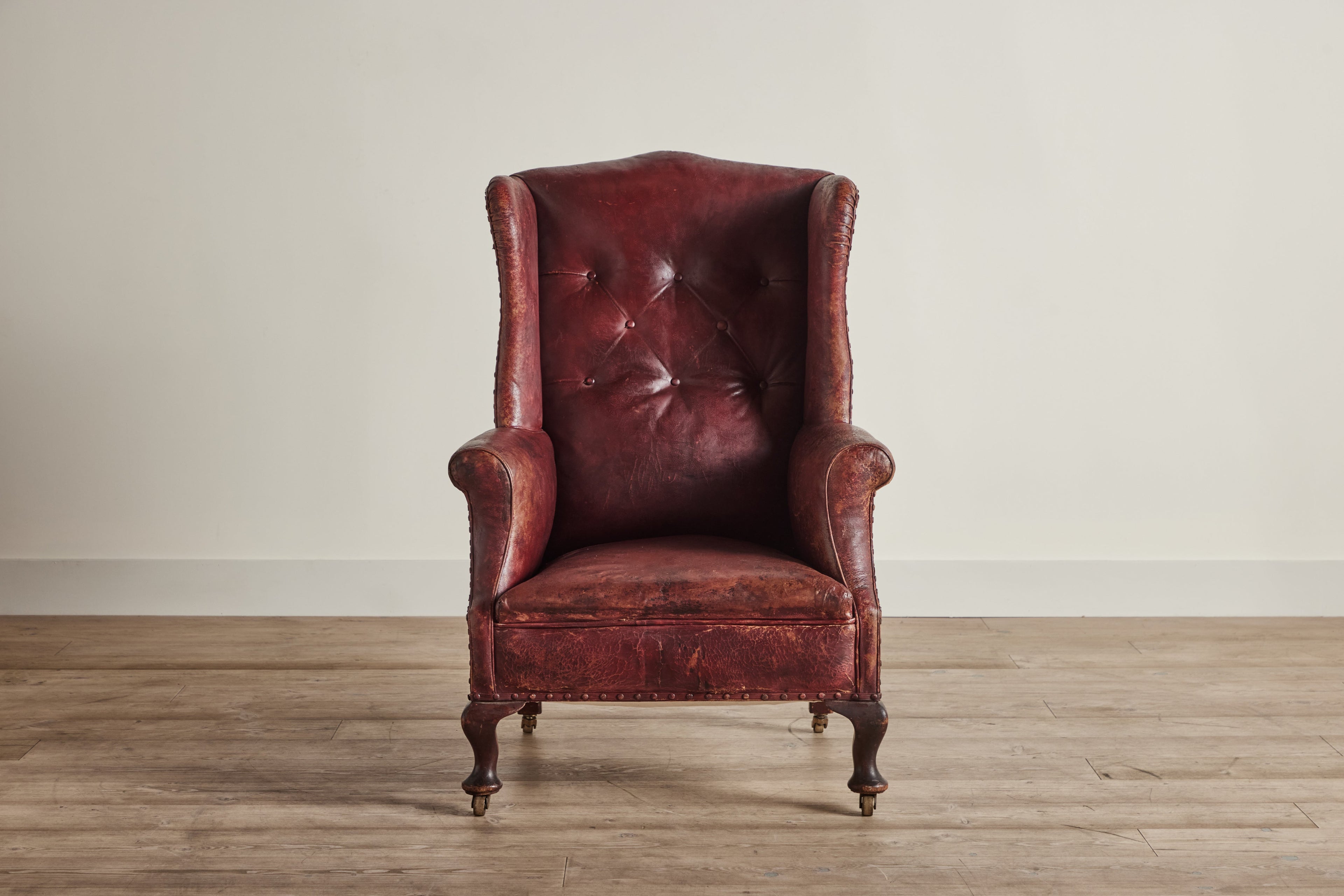 Nicky Kehoe - Leather Wingback Chair