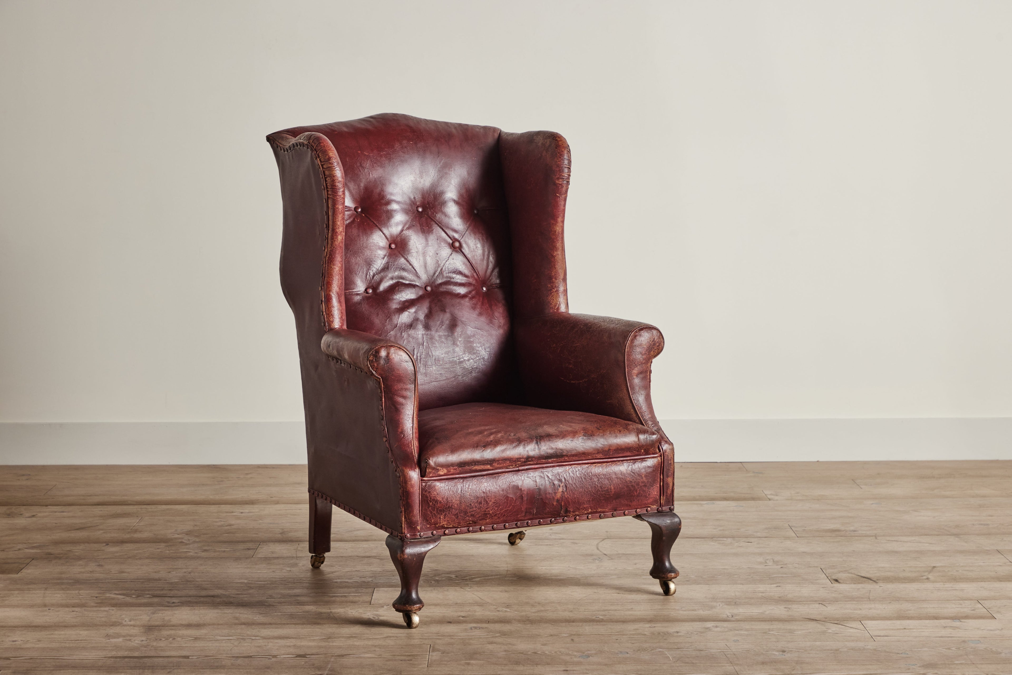 Nicky Kehoe - Leather Wingback Chair