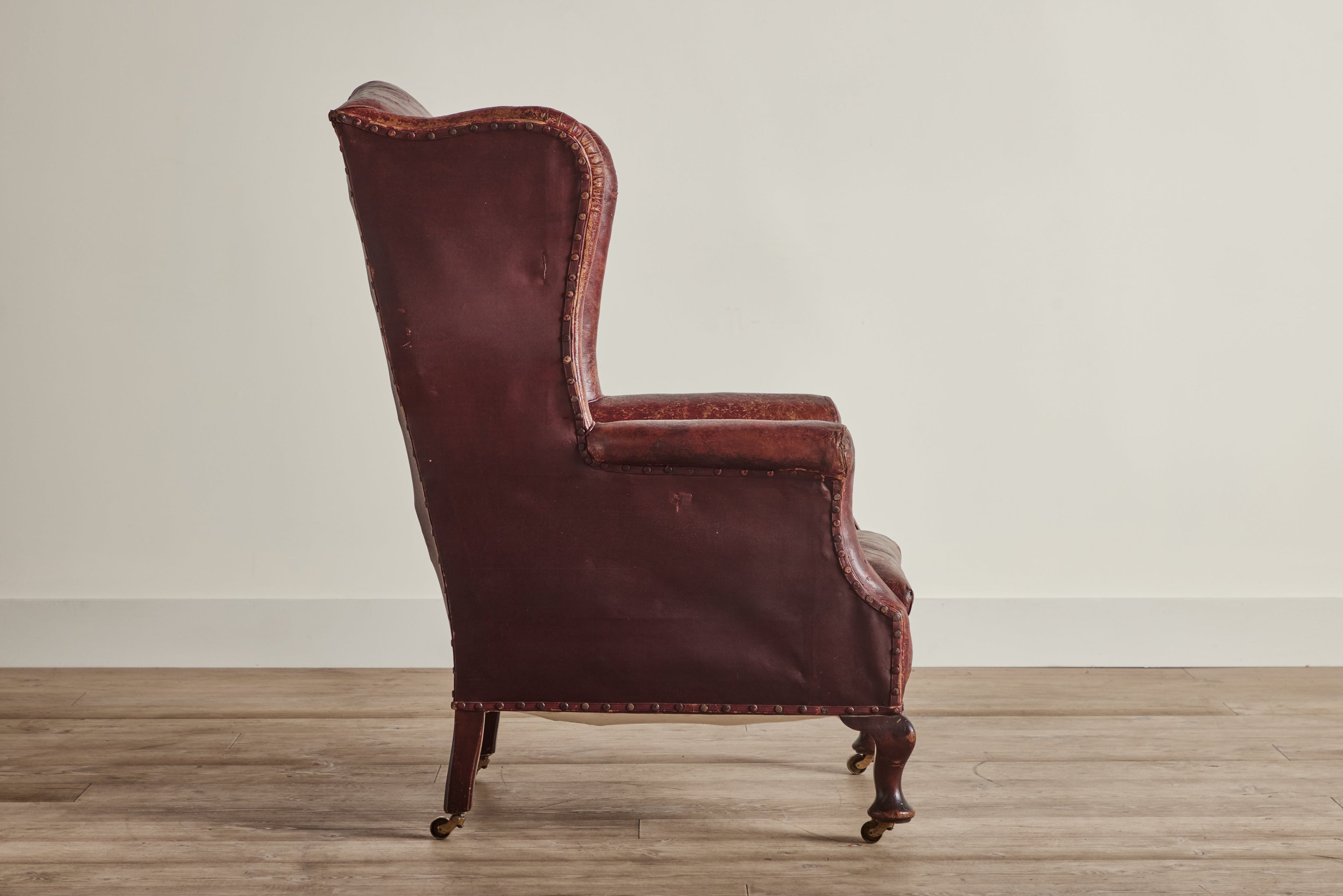Nicky Kehoe - Leather Wingback Chair