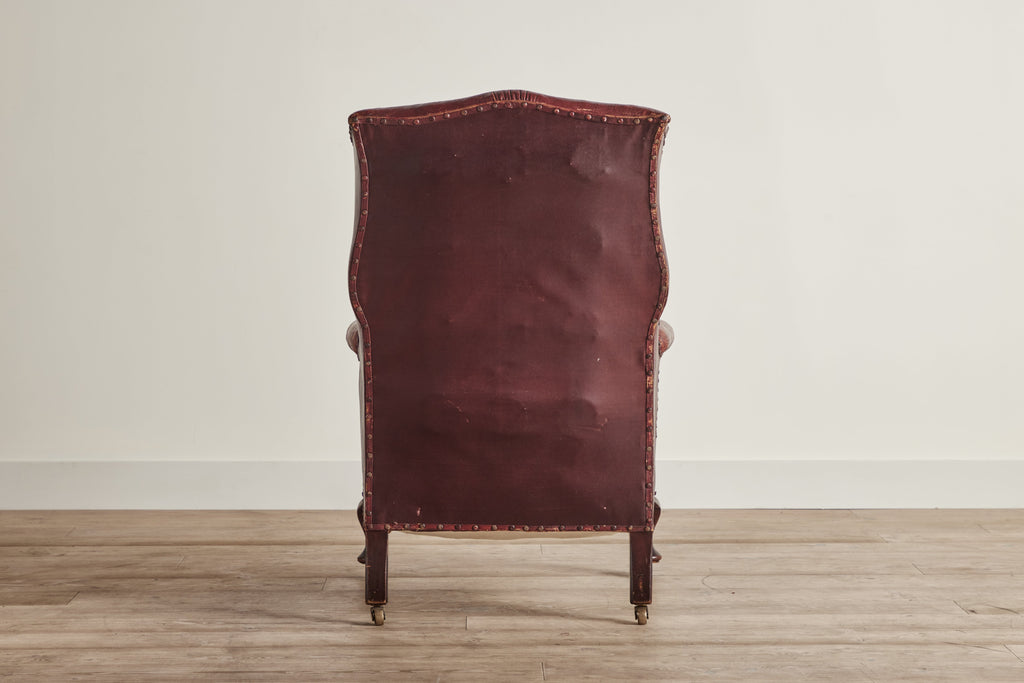 Nicky Kehoe - Leather Wingback Chair