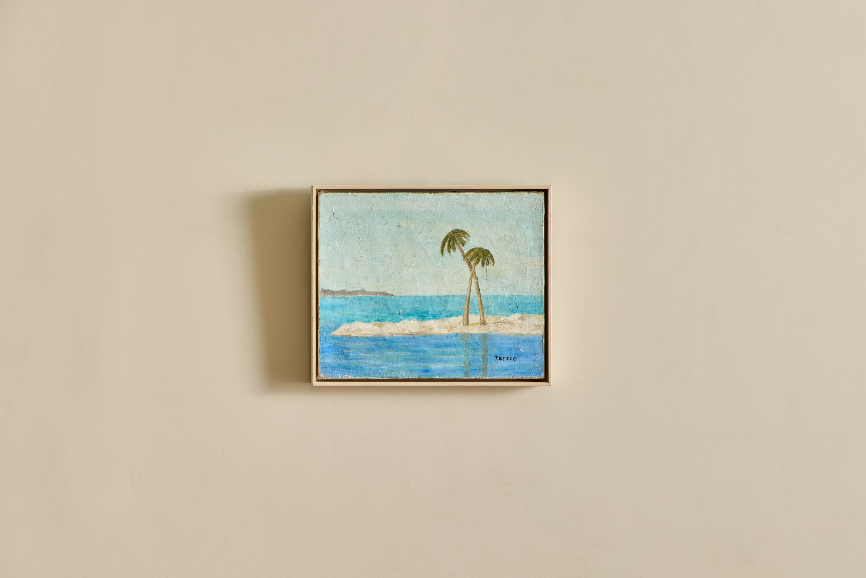 Nicky Kehoe - VTG PALM TREE OIL PAINTING