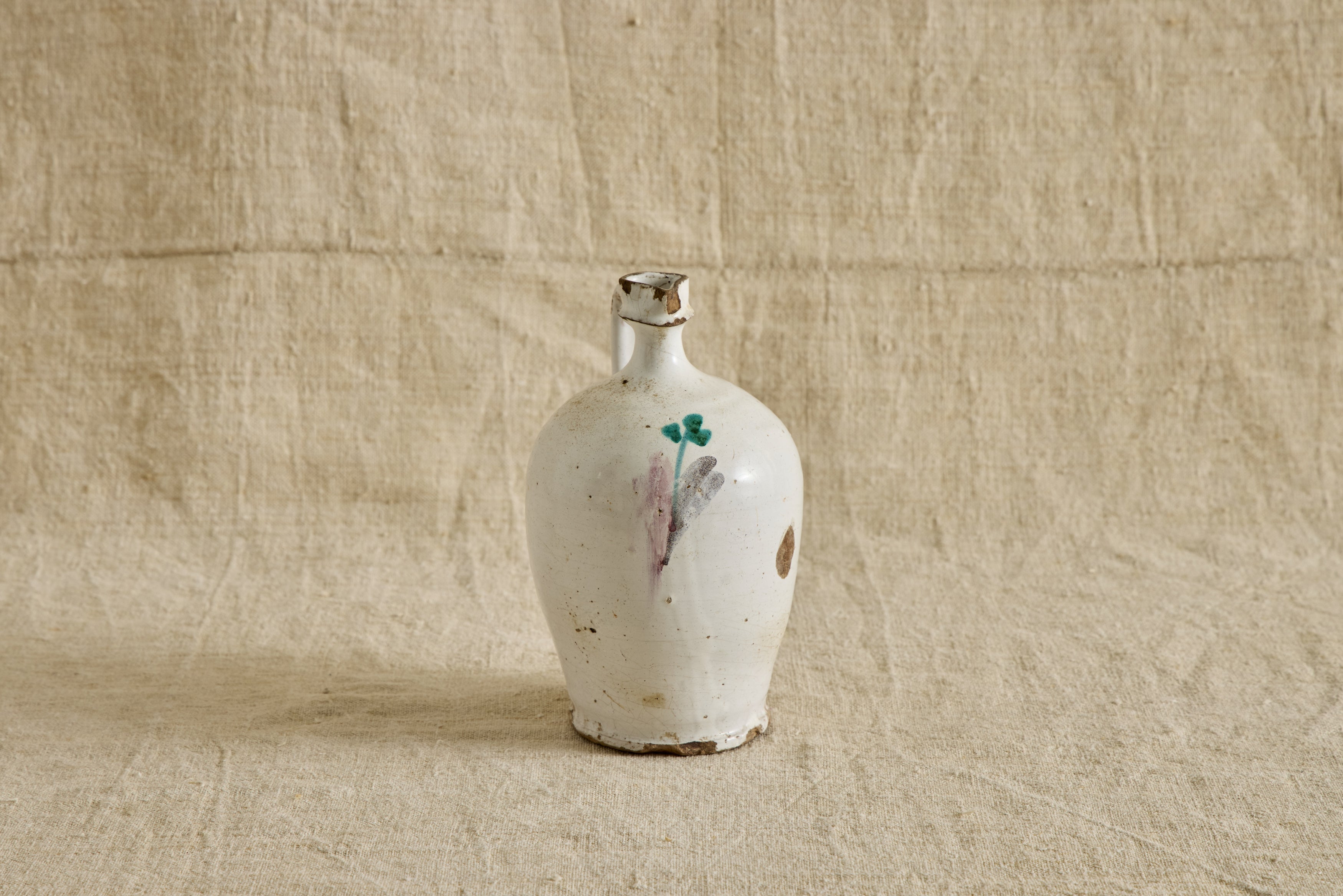 Nicky Kehoe - VTG FRENCH BOTANICAL STONEWARE JUG