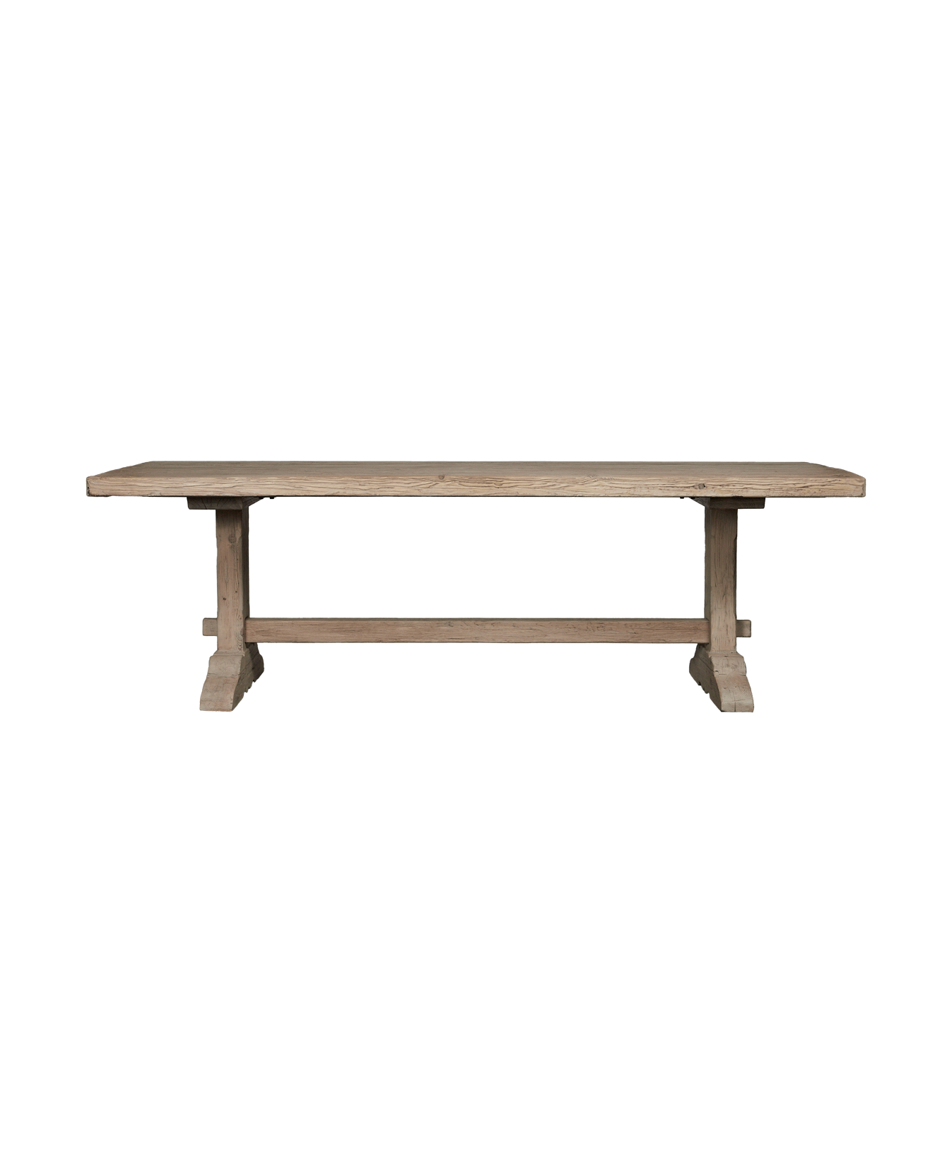 Olive Ateliers - Trestle Dining Table - Bleached