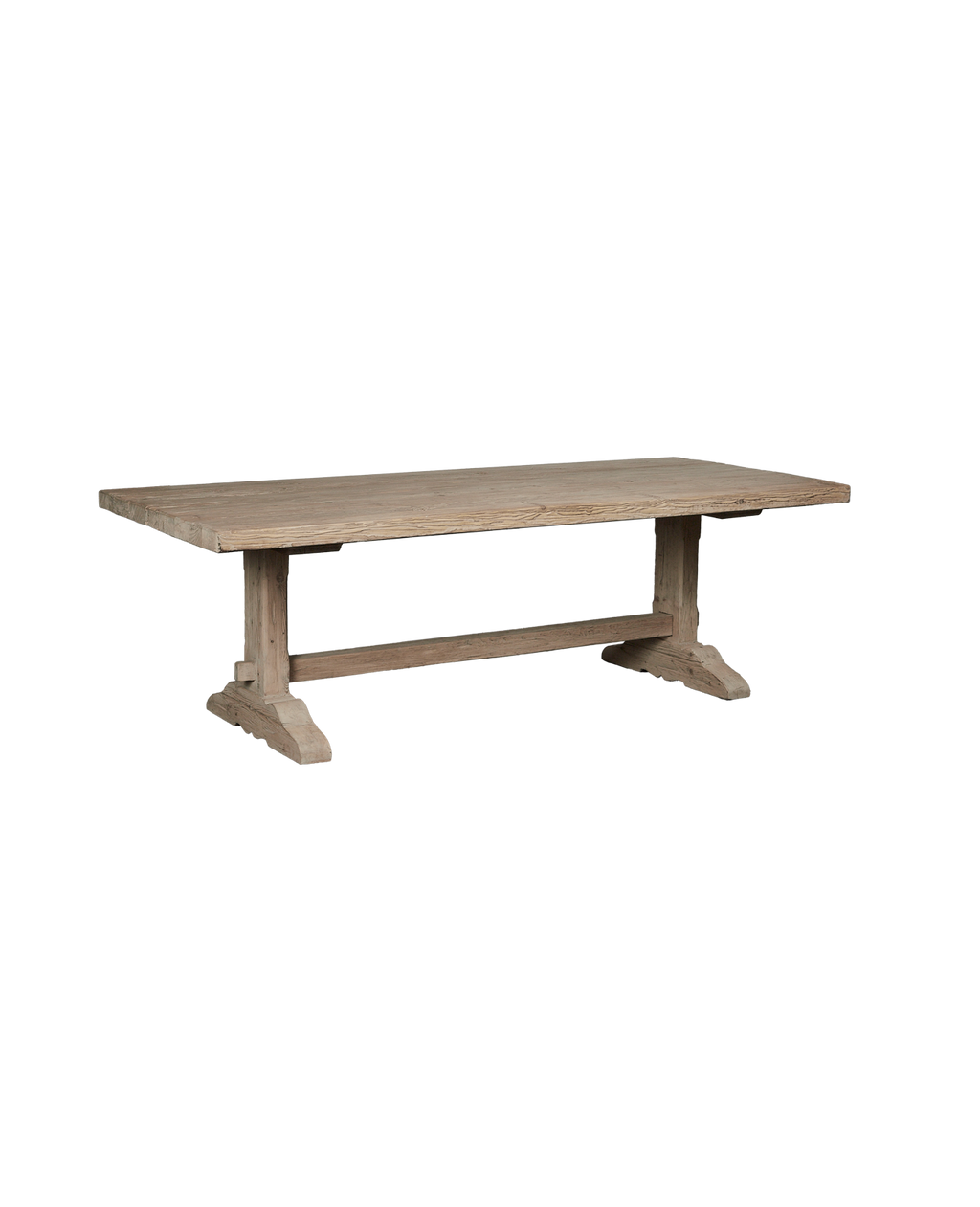 Olive Ateliers - Trestle Dining Table - Bleached