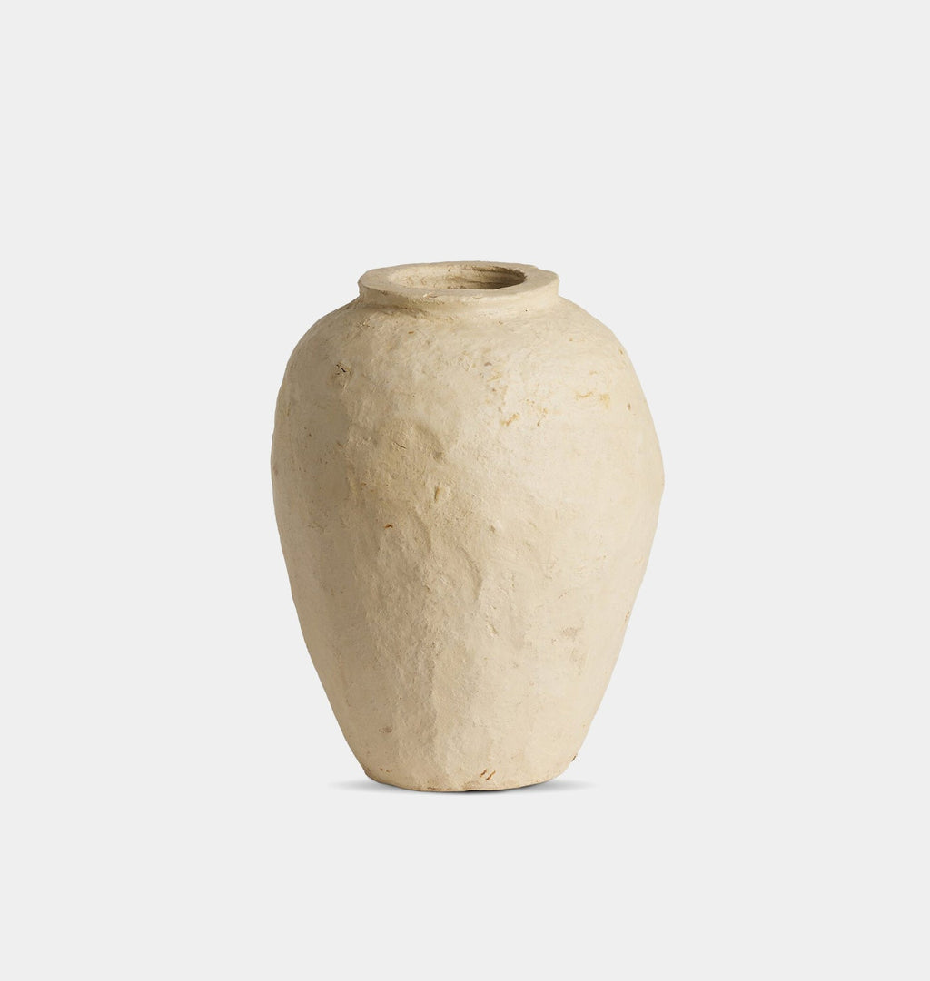 Amber Interiors - Olivos Paper Mache Vessel
