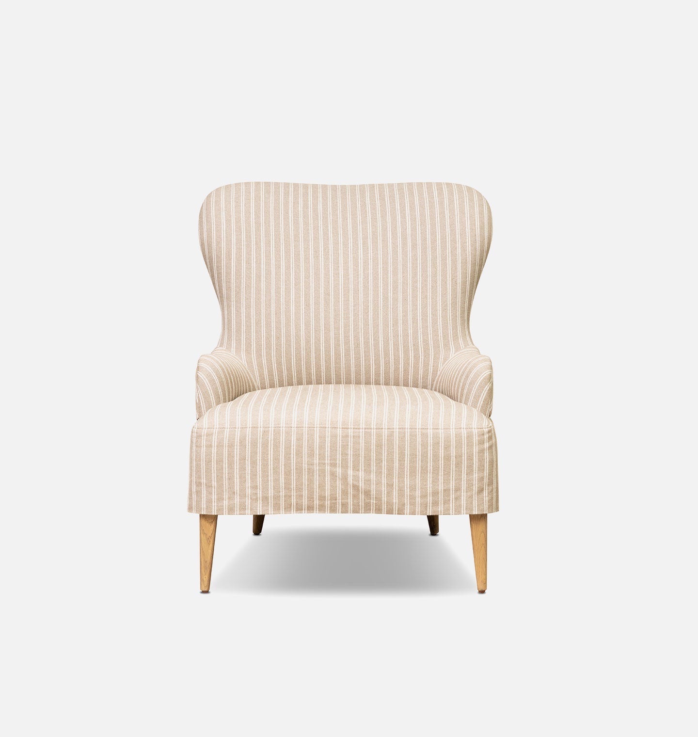 Amber Interiors - Omar Slipcovered Lounge Chair