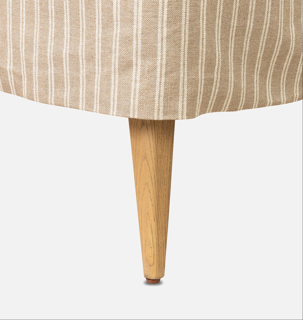 Amber Interiors - Omar Slipcovered Lounge Chair