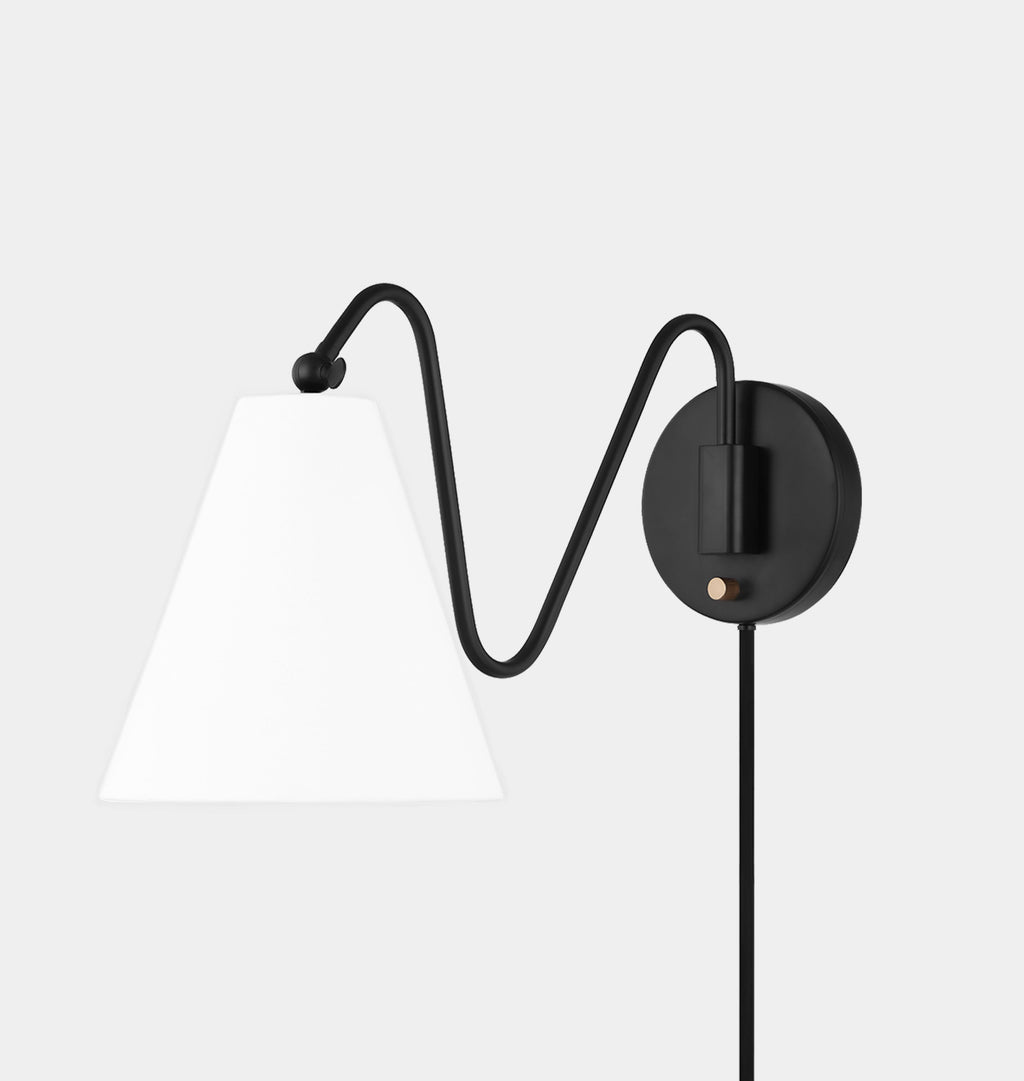Amber Interiors - Onda Plug - In Wall Sconce