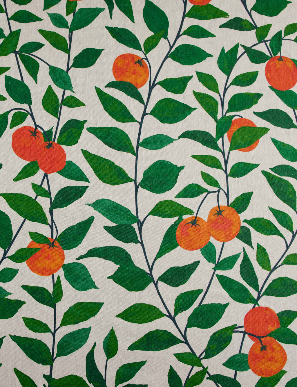 Lulu and Georgia - Orange Crush Natural on Linen by Nathan Turner