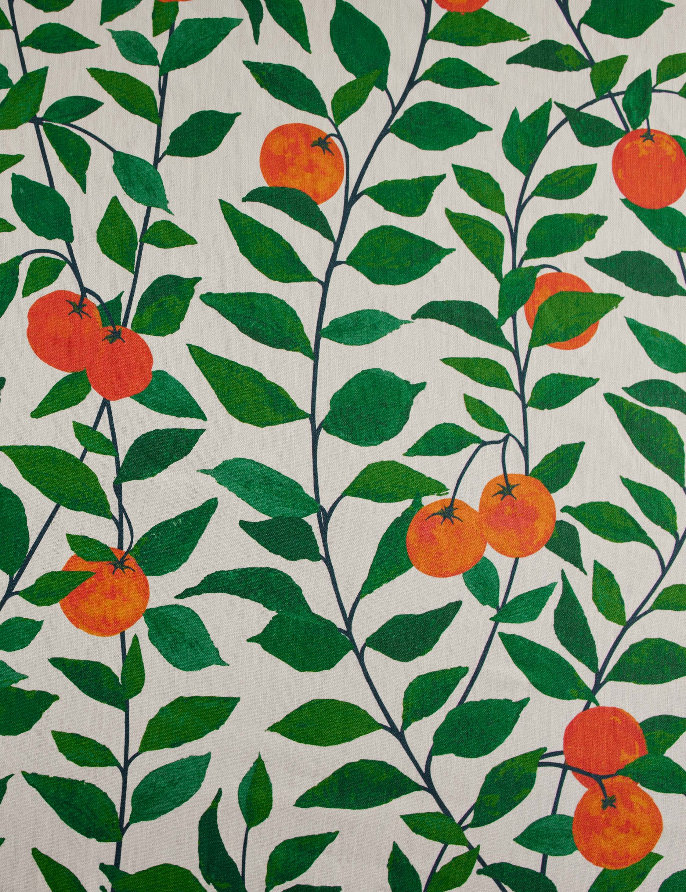 Lulu and Georgia - Orange Crush Natural on Linen by Nathan Turner