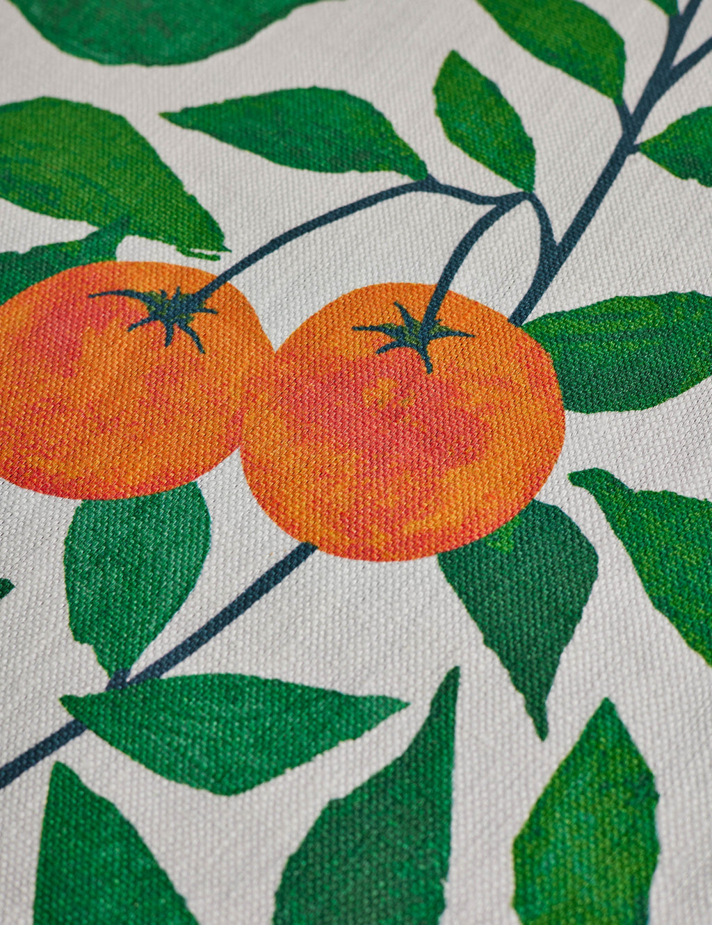 Lulu and Georgia - Orange Crush Natural on Linen by Nathan Turner