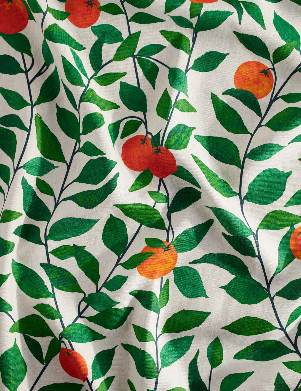 Lulu and Georgia - Orange Crush Natural on Linen by Nathan Turner