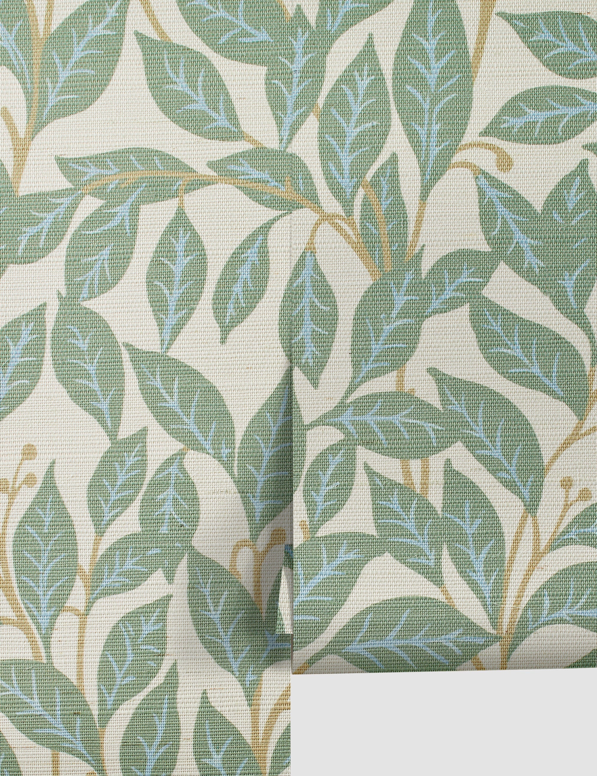 Lulu and Georgia - Orchard Leaves Grasscloth Wallpaper by Wallshoppe