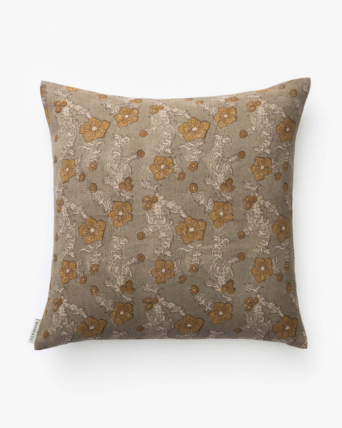 McGee & Co - Orchid Floral Pillow Cover