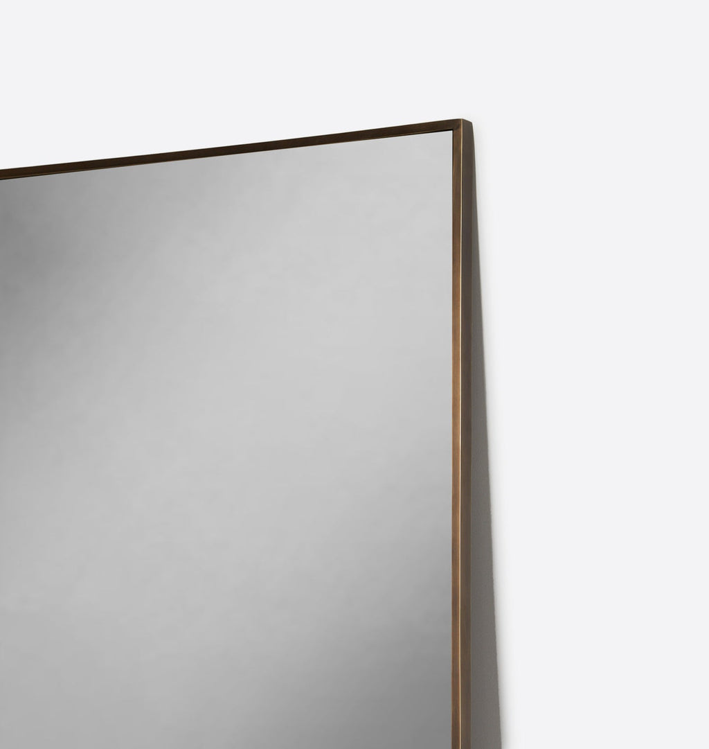 Amber Interiors - Oswald Brass Floor Mirror