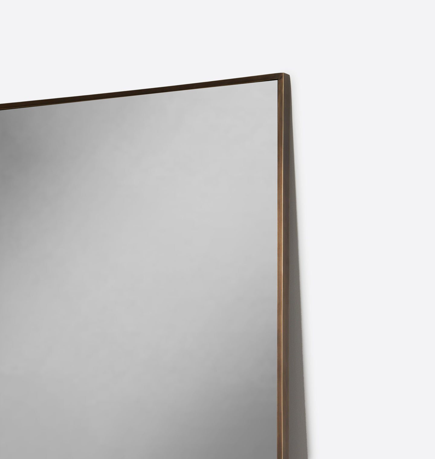 Amber Interiors - Oswald Brass Floor Mirror