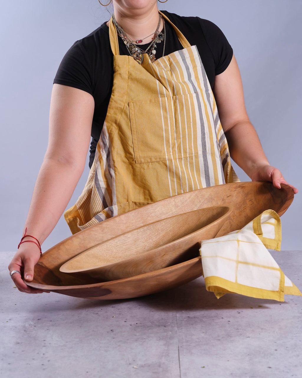 Terra Klay - XXL 28 inch Oval Wood Bowl