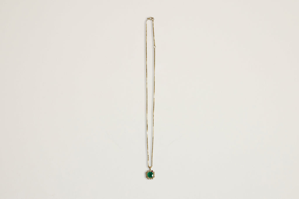 Nicky Kehoe - Robin Green Chalcedony Necklace