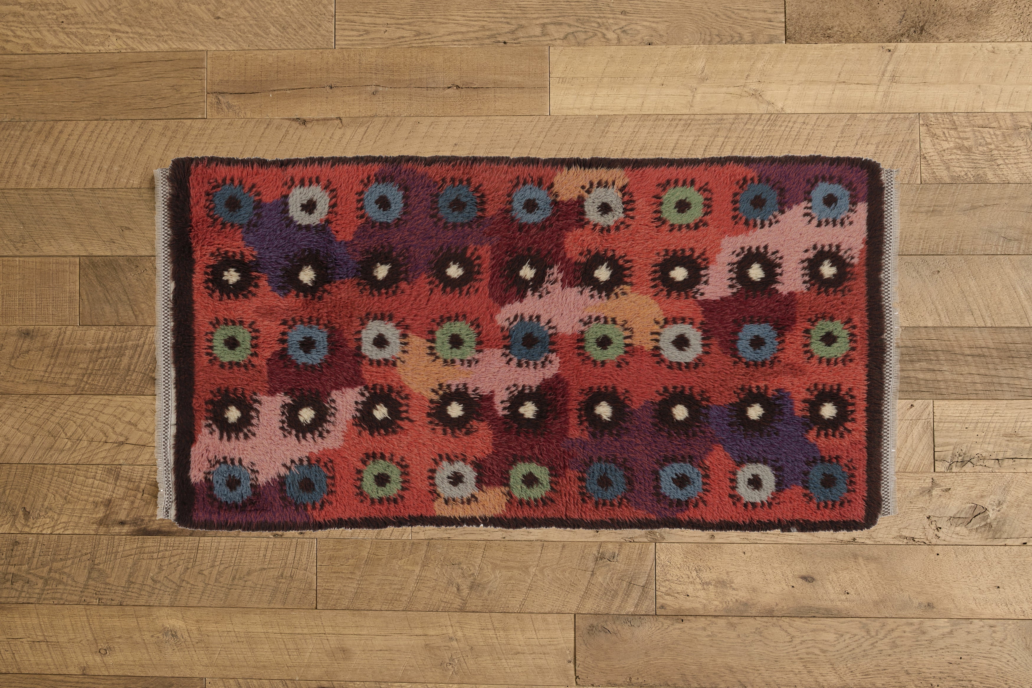 Nicky Kehoe - Colorful Turkish Tulu Rug 3’2 X 6’4