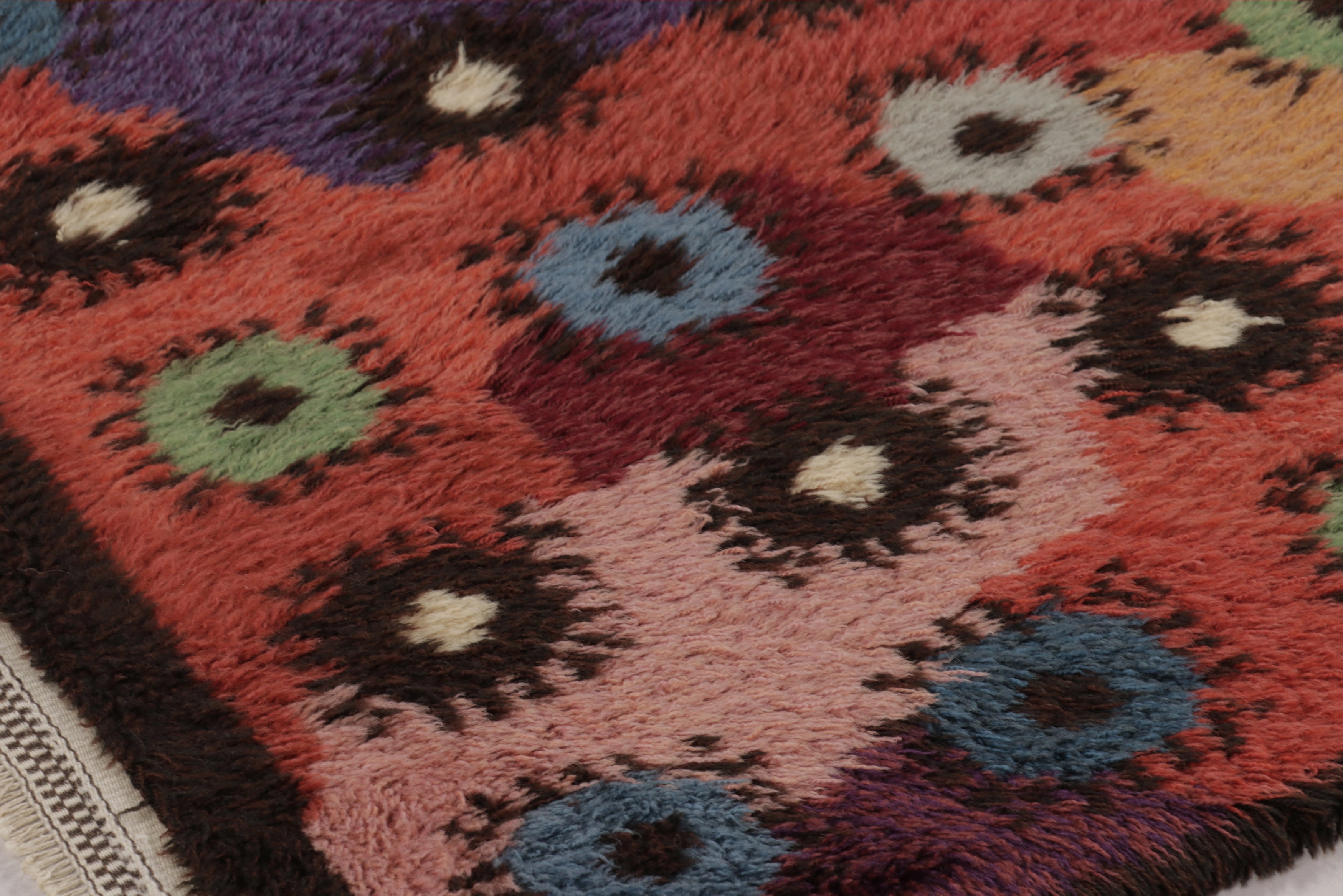 Nicky Kehoe - Colorful Turkish Tulu Rug 3’2 X 6’4