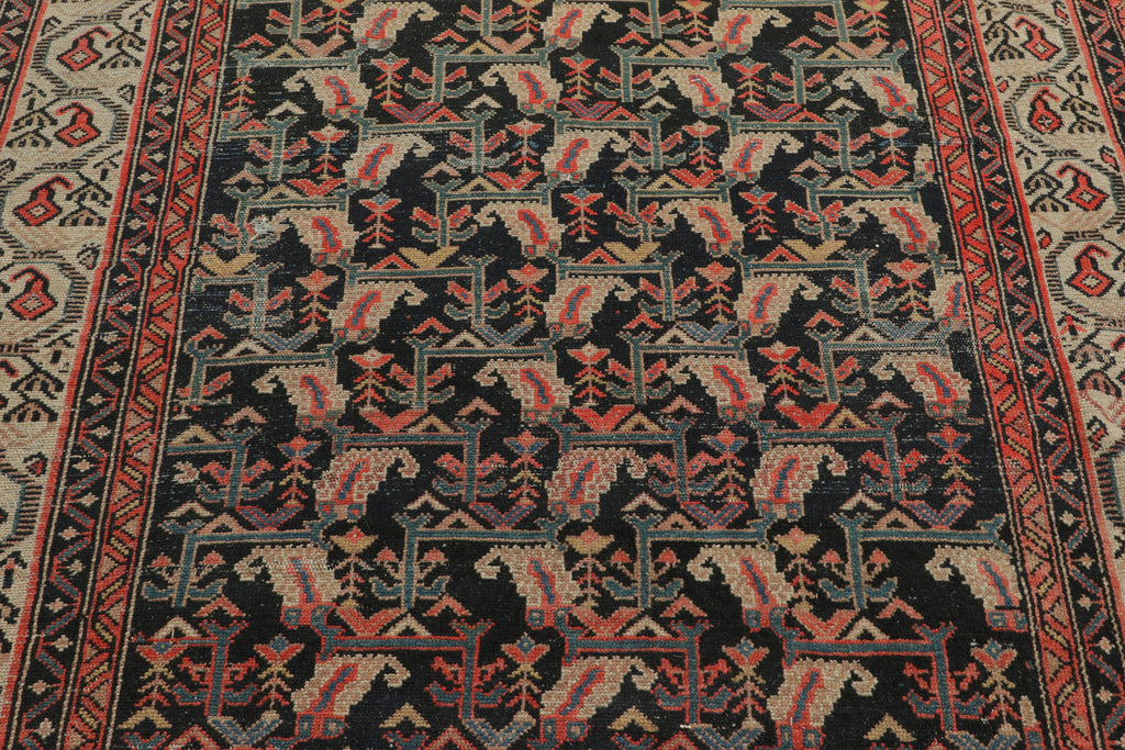 Nicky Kehoe - Coral & Green Malayer Rug 4’6 X 6’7