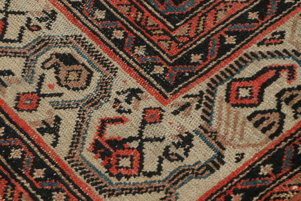 Nicky Kehoe - Coral & Green Malayer Rug 4’6 X 6’7