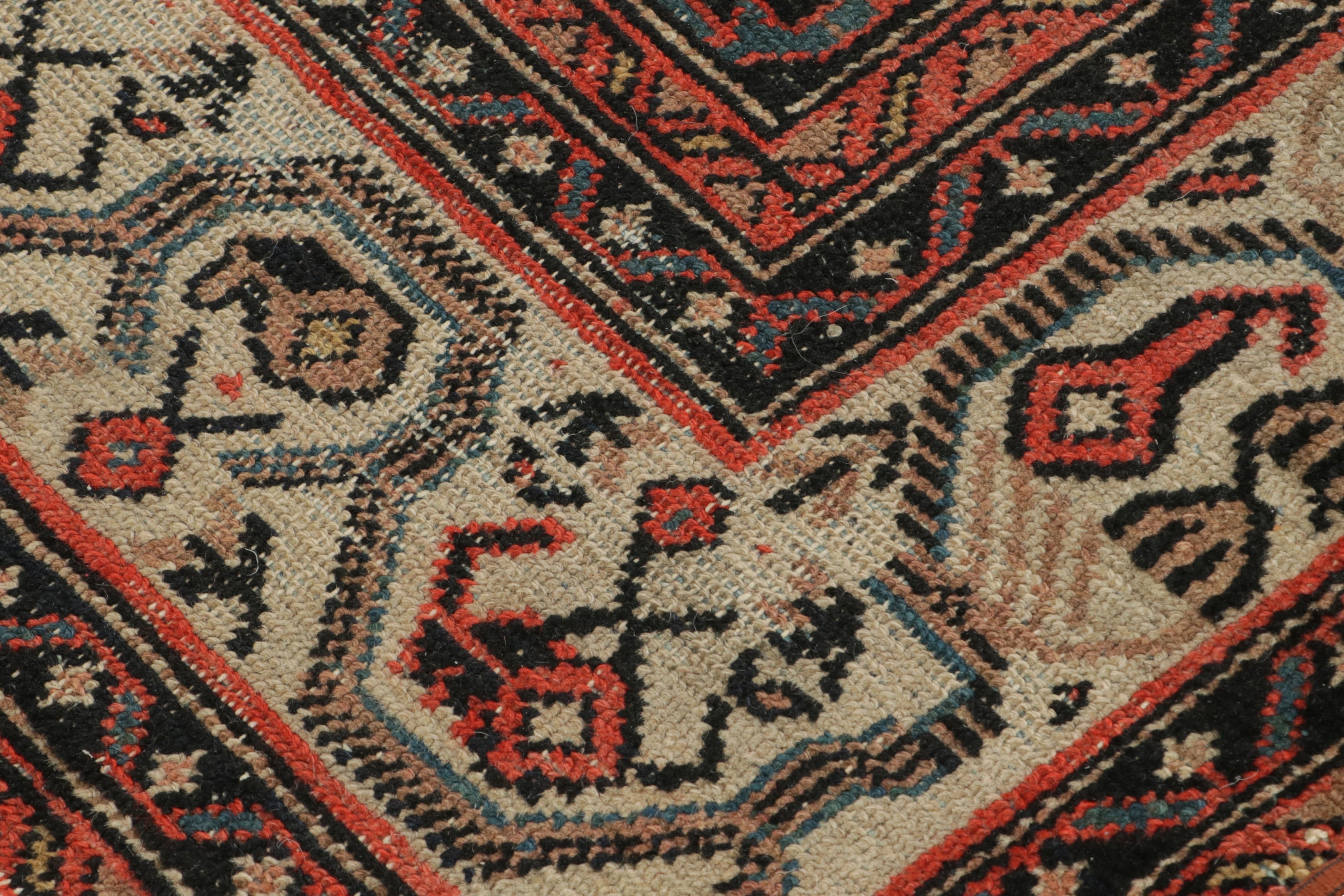 Nicky Kehoe - Coral & Green Malayer Rug 4’6 X 6’7