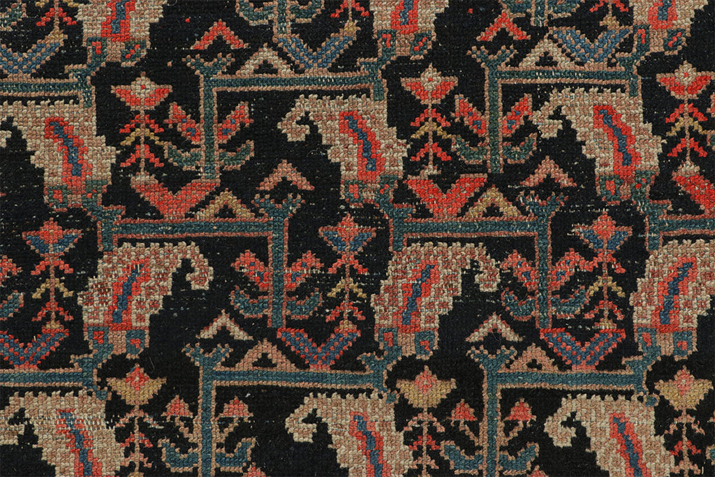 Nicky Kehoe - Coral & Green Malayer Rug 4’6 X 6’7