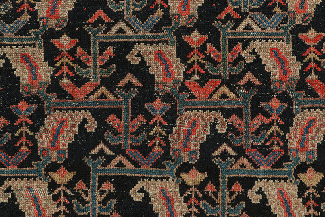Nicky Kehoe - Coral & Green Malayer Rug 4’6 X 6’7