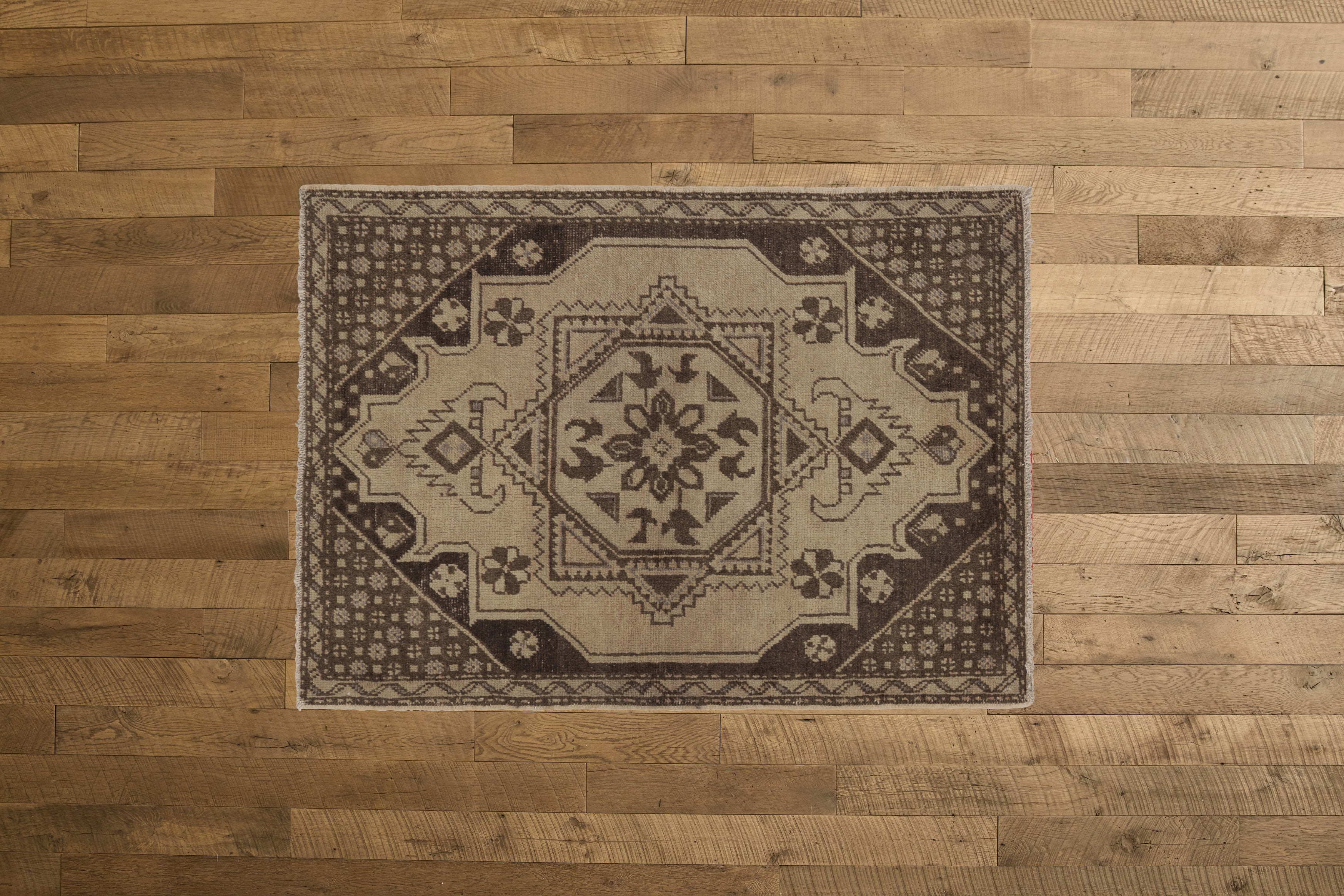Nicky Kehoe - Turkish Brown Medallion Rug 3’10 X 5’9