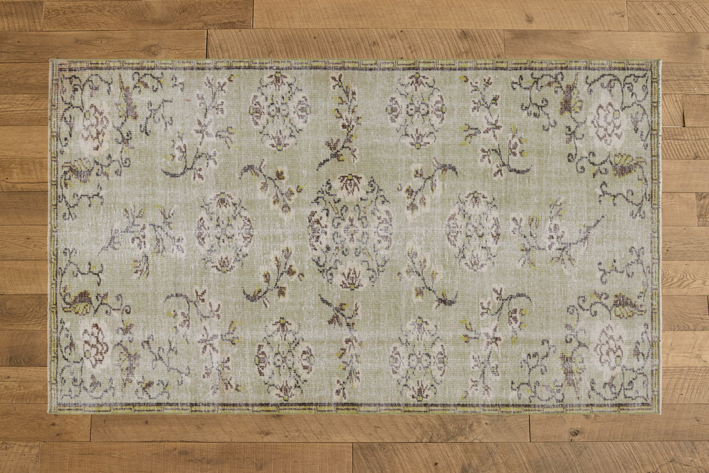 Nicky Kehoe - Turkish Sage Floral Rug 4’7 X 7’11