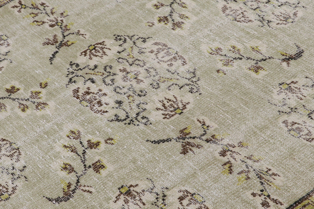 Nicky Kehoe - Turkish Sage Floral Rug 4’7 X 7’11