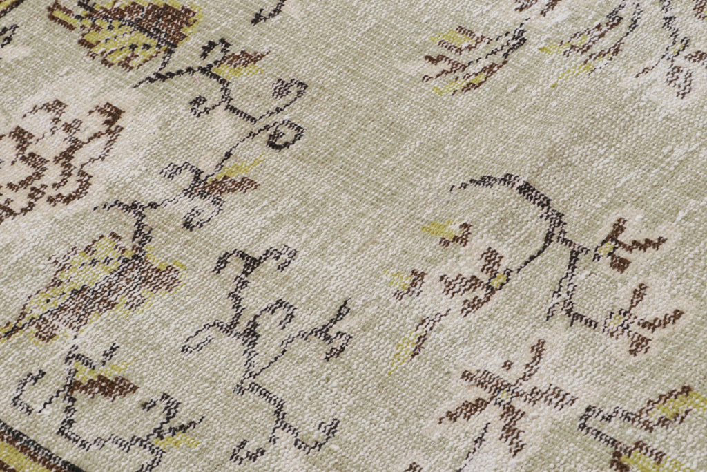 Nicky Kehoe - Turkish Sage Floral Rug 4’7 X 7’11