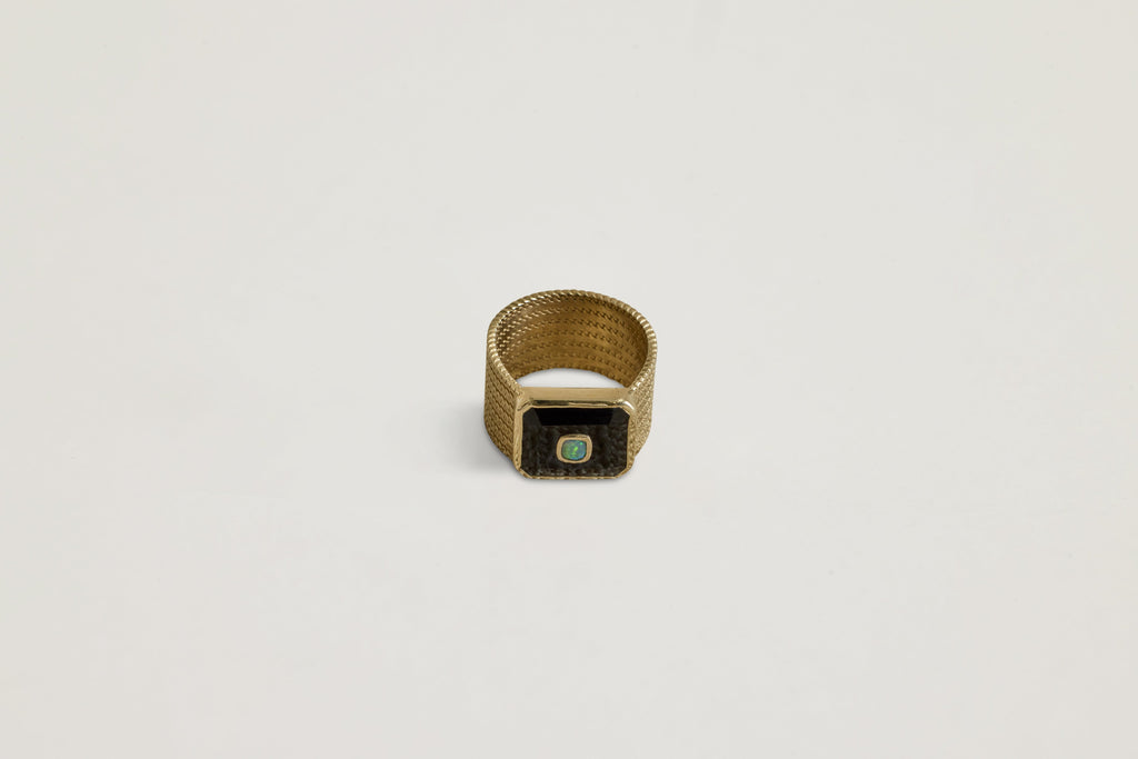 Nicky Kehoe - Anton No. 2 Ring, Black Onyx (Size 52)